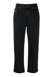 Diesel straight-leg cropped jeans - Nero