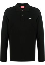 Diesel T-Smith long-sleeve polo - Nero