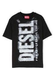 Diesel Kids T-shirt con stampa - Nero
