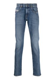 Diesel Jeans skinny con applicazione logo - Blu