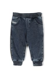 Diesel Kids Pantaloni sportivi con inserti - Blu