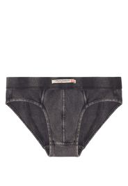 Diesel denim-effect stretch-cotton briefs - Nero