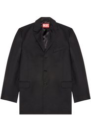 Diesel panelled single-breasted blazer - Nero