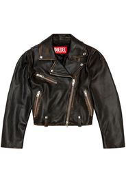 Diesel L-Edme leather jacket - Nero