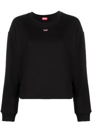 Diesel embroidered logo sweatshirt - Nero