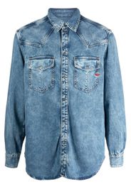 Diesel D-Ocean washed-denim shirt - Blu