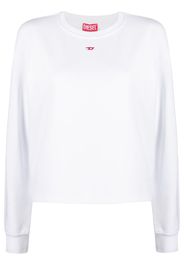 Diesel logo-embroidered sweatshirt - Bianco