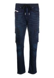 Diesel Jeans D-Ursy affusolati con coulisse - Blu