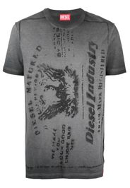 Diesel T-Diegor-L2 cotton T-shirt - Grigio