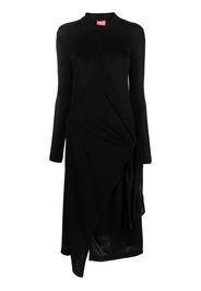 Diesel D-Wrip lyocell-blend midi dress - Nero