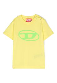 Diesel Kids logo-print cotton T-shirt - Giallo