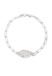 dihn van Bracciale Menottes R10 in oro bianco 18kt con diamanti - Argento