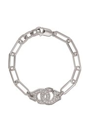 dihn van Bracciale Menottes R15 in oro bianco 18kt con diamanti - Argento