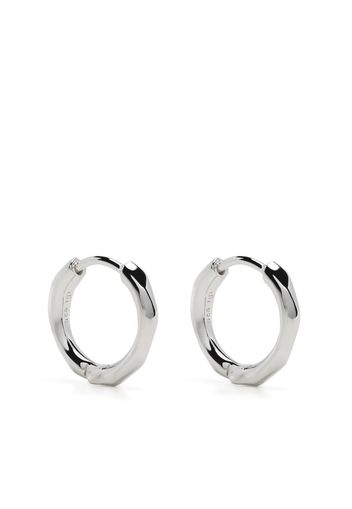 Dinny Hall mini Thalassa huggie hoop earrings - Argento