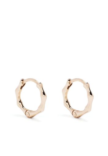 Dinny Hall 10kt yellow gold Bamboo hoop earrings - Oro