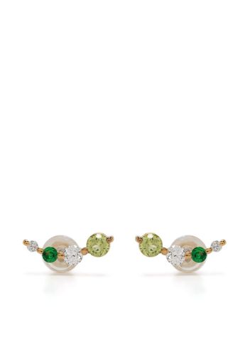 Dinny Hall crystal-embellished stud earrings - Oro