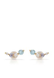 Dinny Hall crystal-embellished stud earrings - Oro