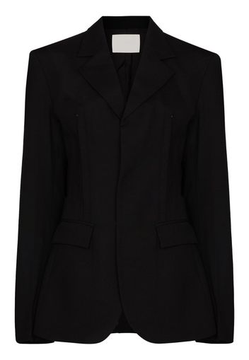 Hook and eye blazer