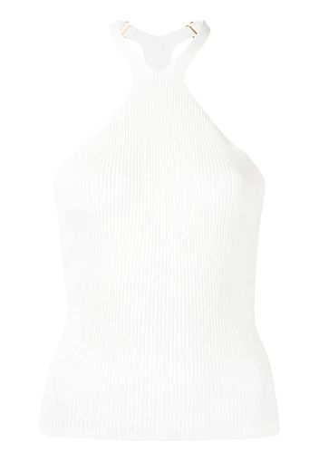 Dion Lee Canotta a coste Lustrate Fork - Bianco