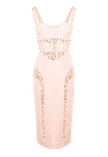 Dion Lee SUSPENDED CORSET DRESS - Rosa