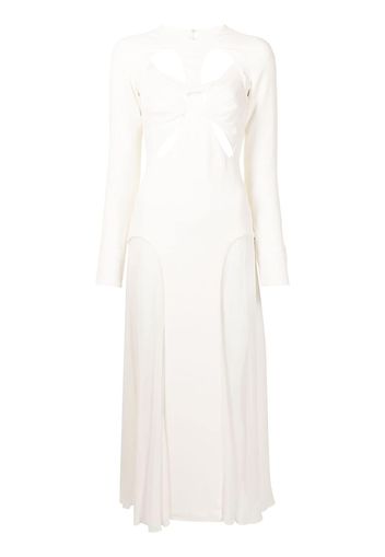 Dion Lee SPLIT GODET DRESS - Bianco