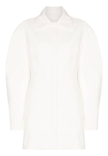 Dion Lee long sleeve mini dress - Bianco