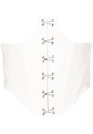 Dion Lee Corsetto con inserti - Bianco