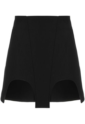 Dion Lee double arch mini skirt - Nero