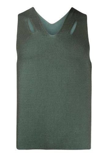 Dion Lee Top a coste - Verde