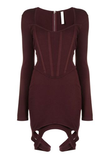 Dion Lee ribbed corset dress - Viola