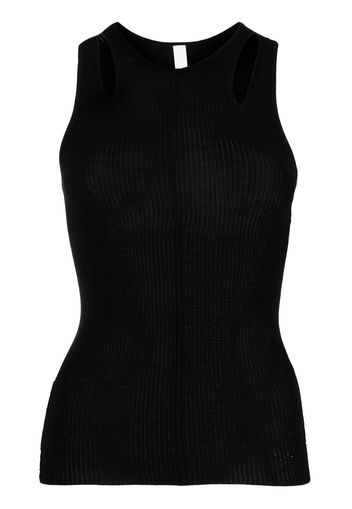 Dion Lee Top a coste - Nero