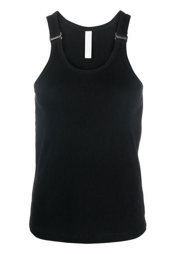 Dion Lee Canotta E-Hook con collo ampio - Nero