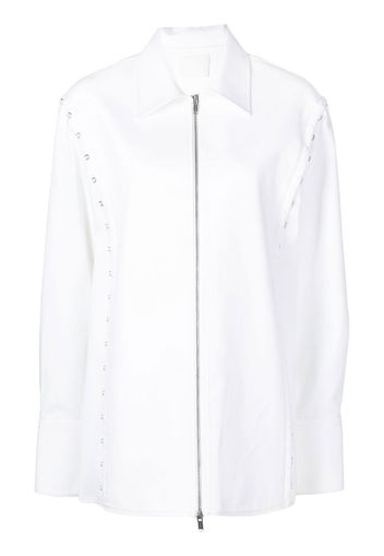 Dion Lee Giacca-camicia con gancio - Bianco