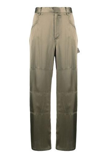 Dion Lee Pantaloni dritti - Verde