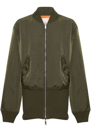 Dion Lee Bomber convertibile - Verde