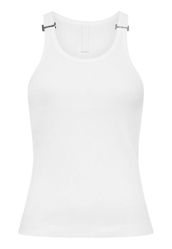 Dion Lee E-Hoop ribbed tank top - Bianco