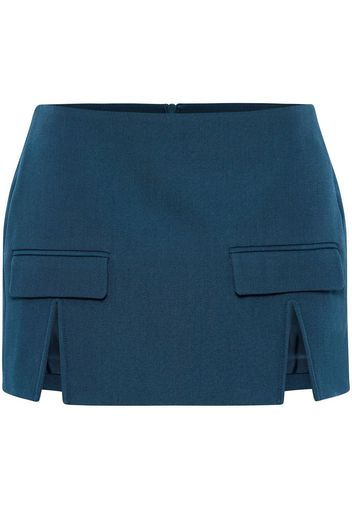 Dion Lee Minigonna con spacco - Blu