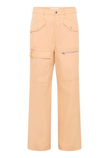 Dion Lee multi-pocket slouched trousers - Arancione