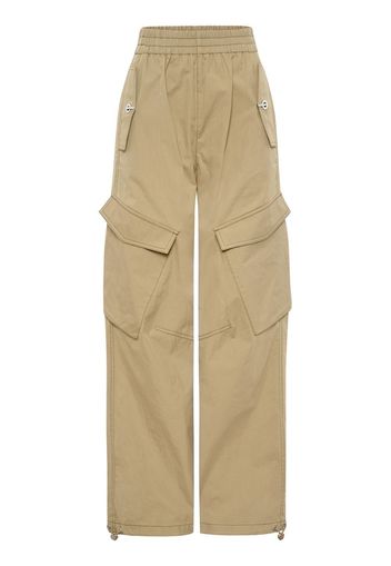 Dion Lee straight-leg cargo trousers - Toni neutri