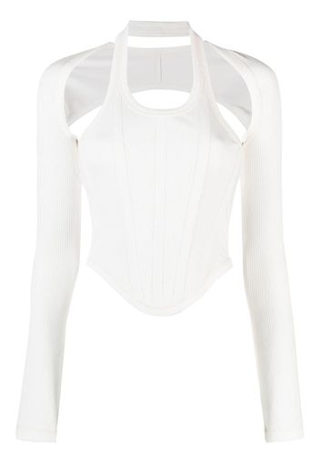 Dion Lee Modular corset top - Toni neutri