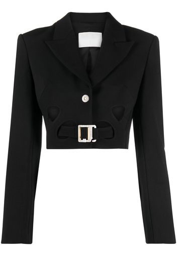 Dion Lee Interloop cut-out blazer - Nero