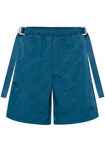 Dion Lee buckle-waist board shorts - Blu