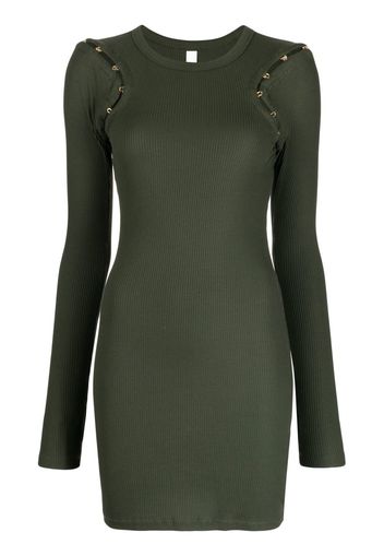 Dion Lee Abito Hook & Eye a coste - Verde