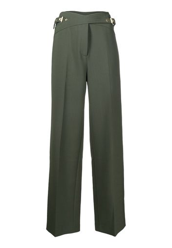 Dion Lee Pantaloni a gamba ampia - Verde