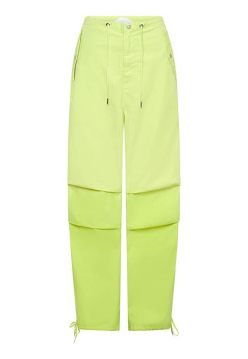 Dion Lee Sunfade cotton parachute pants - LIGHT ZEST/ZEST