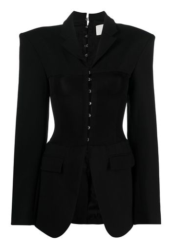 Dion Lee structured single-breasted jacket - Nero