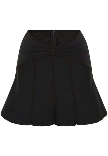 Dion Lee high-waisted panelled miniskirt - Nero