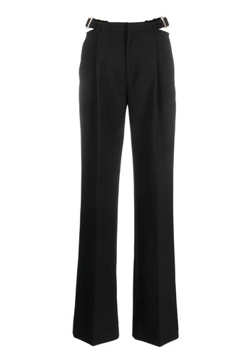 Dion Lee Safety Slider tailored trousers - Nero