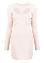 Dion Lee breathable T-shirt dress - Rosa