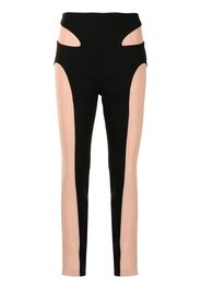 Dion Lee mesh-contour leggings - Nero